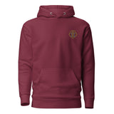 Aston Villa Inspired Geometric Lion Football Hoodie
