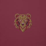 Bournemouth Inspired Geometric Bear Embroidered Football Hoodie