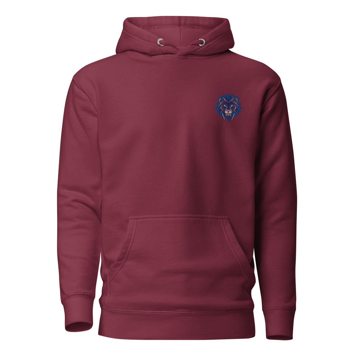 Chelsea Inspired Geometric Lion Football Hoodie