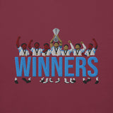 Aston Villa Inspired European Cup Champions Hoodie, maroon front view