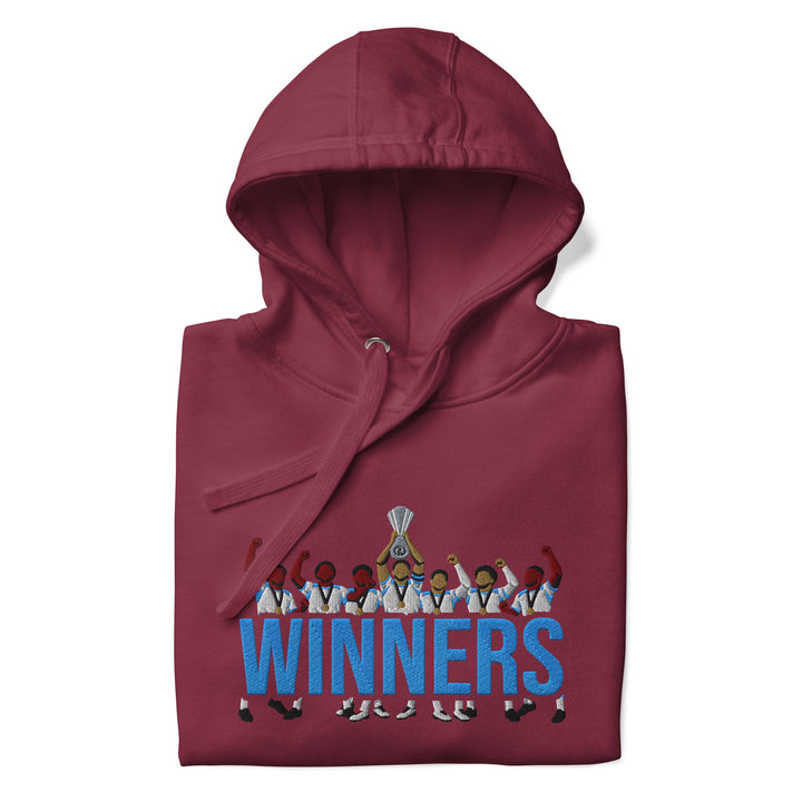 Aston Villa Inspired European Cup Champions Embroidered Football Hoodie