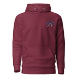 The Class of the 90s — Paul McGrath Aston Villa Hoodie, maroon front view