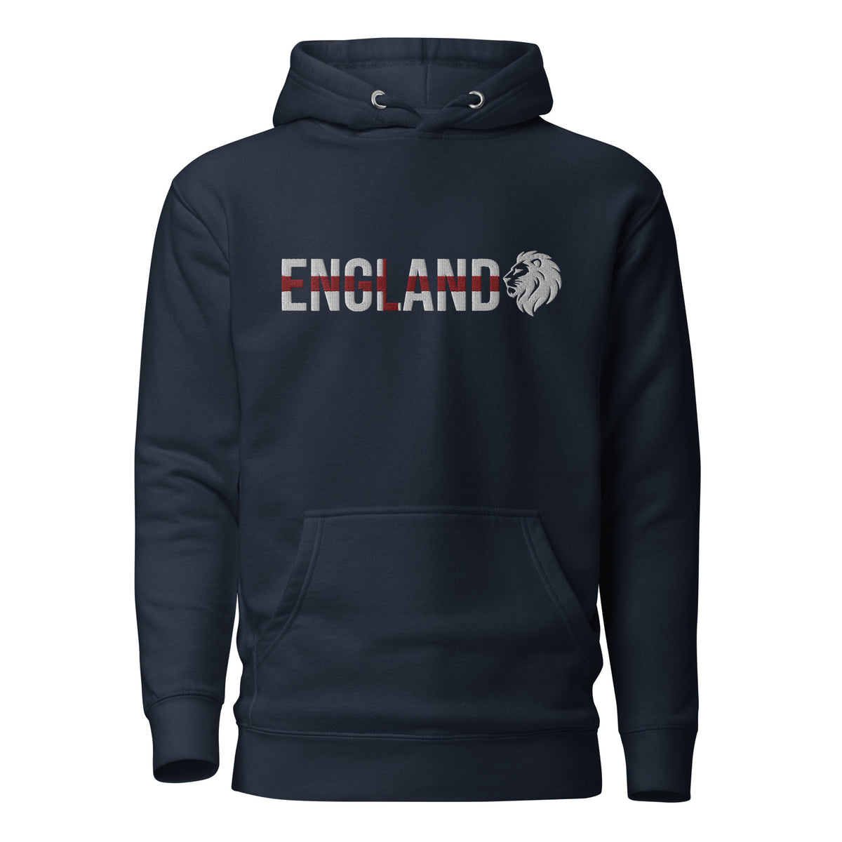 England World Cup Lion Embroidered Football Hoodie