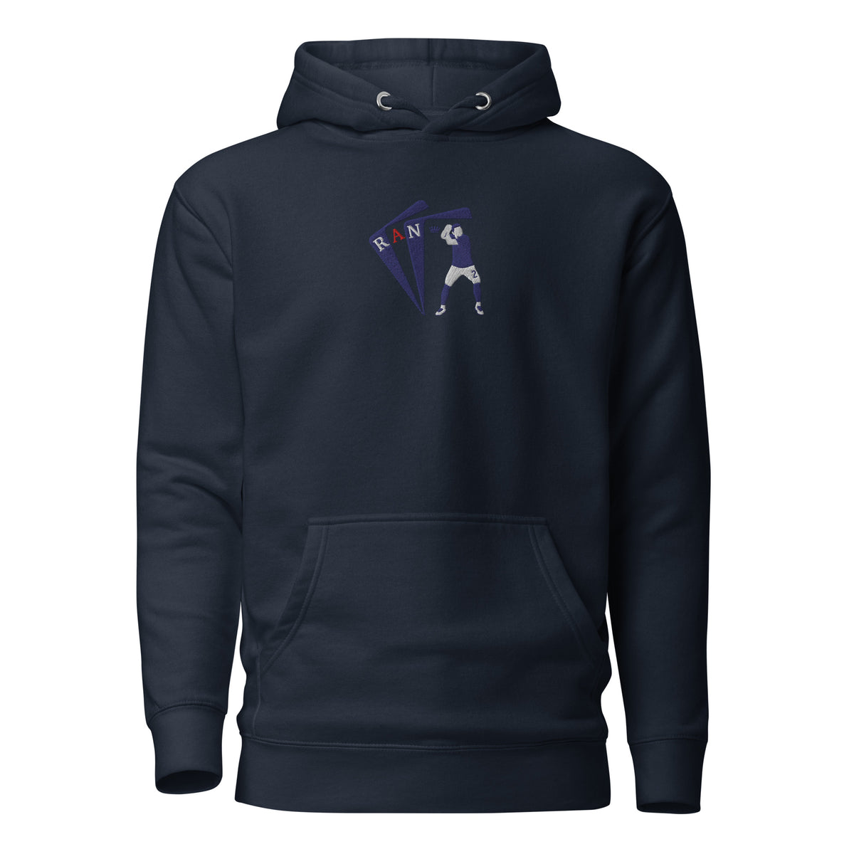 James Tavernier Inspired Rangers King Embroidered Football Hoodie
