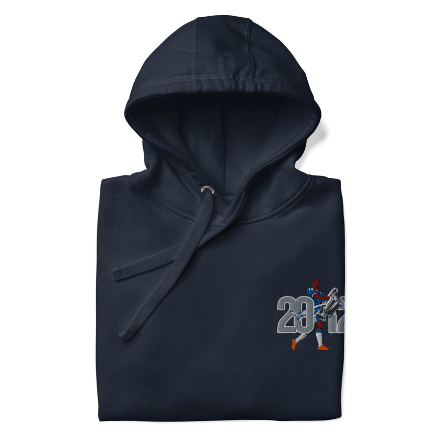 Didier Drogba — 2012 European Champions Chelsea Inspired Embroidered Football Hoodie