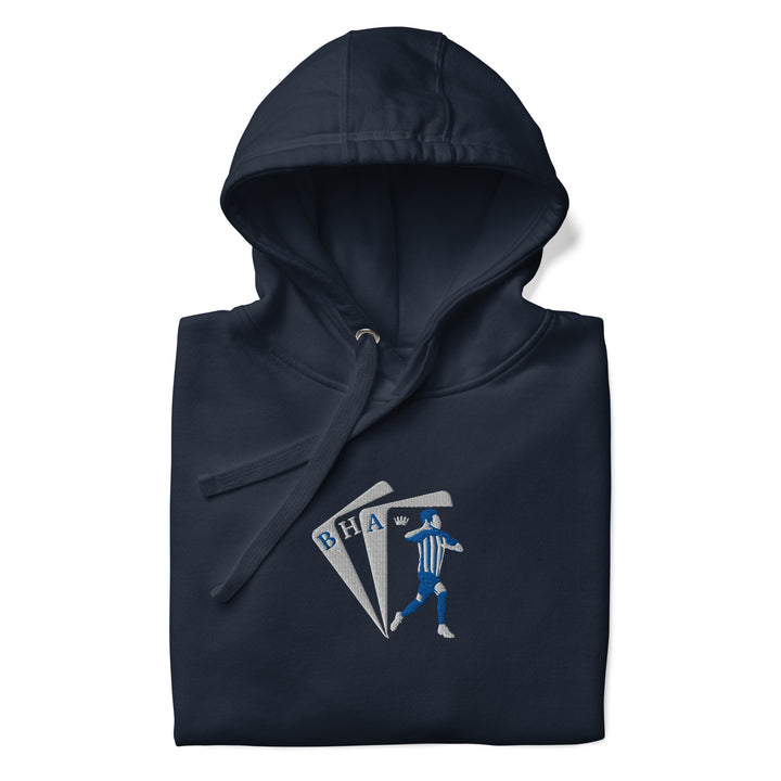 Kaoru Mitoma Inspired Brighton King Embroidered Football Hoodie