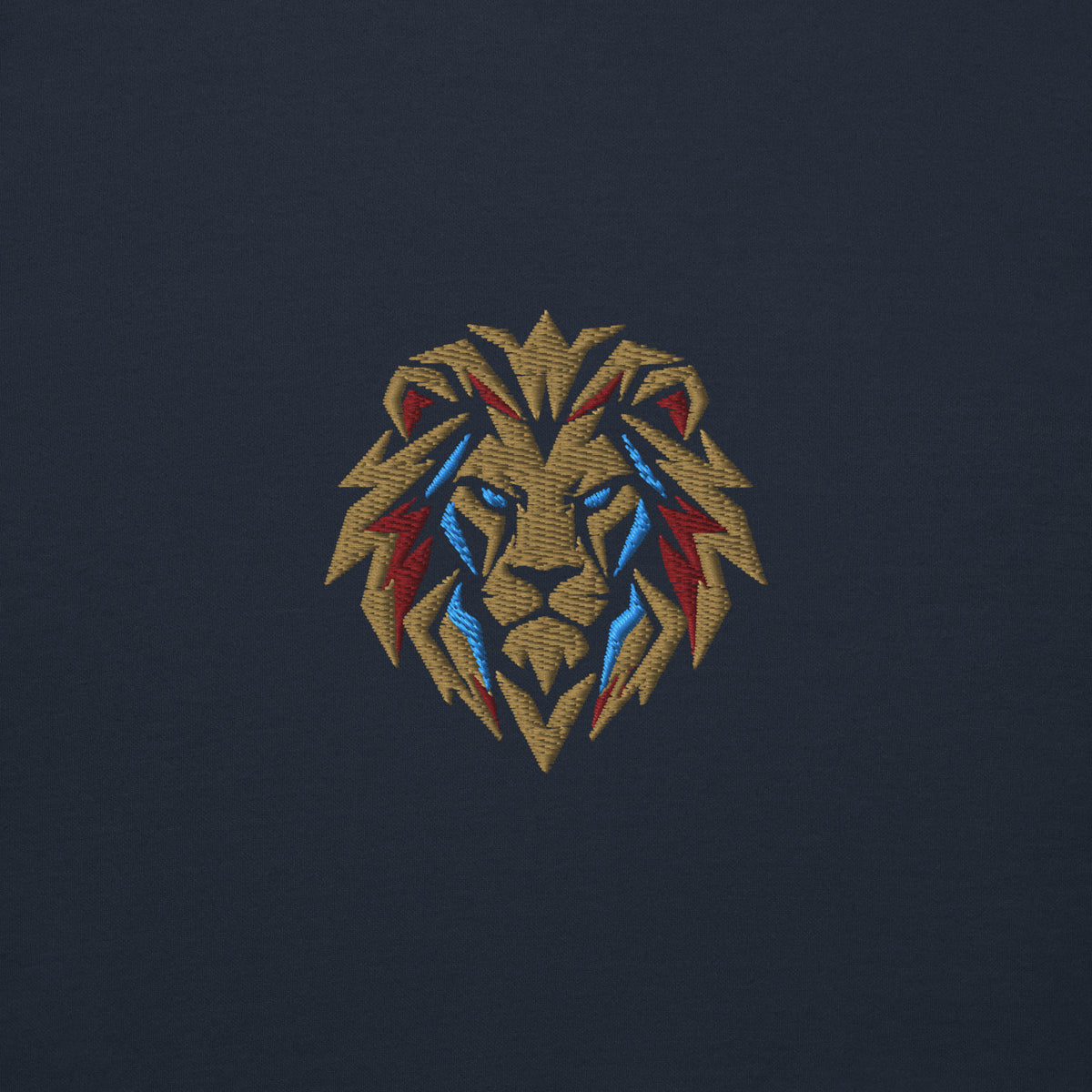 Aston Villa Inspired Geometric Lion Football Hoodie