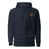 Aston Villa Inspired Geometric Lion Football Hoodie