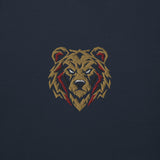 Bournemouth Inspired Geometric Bear Embroidered Football Hoodie
