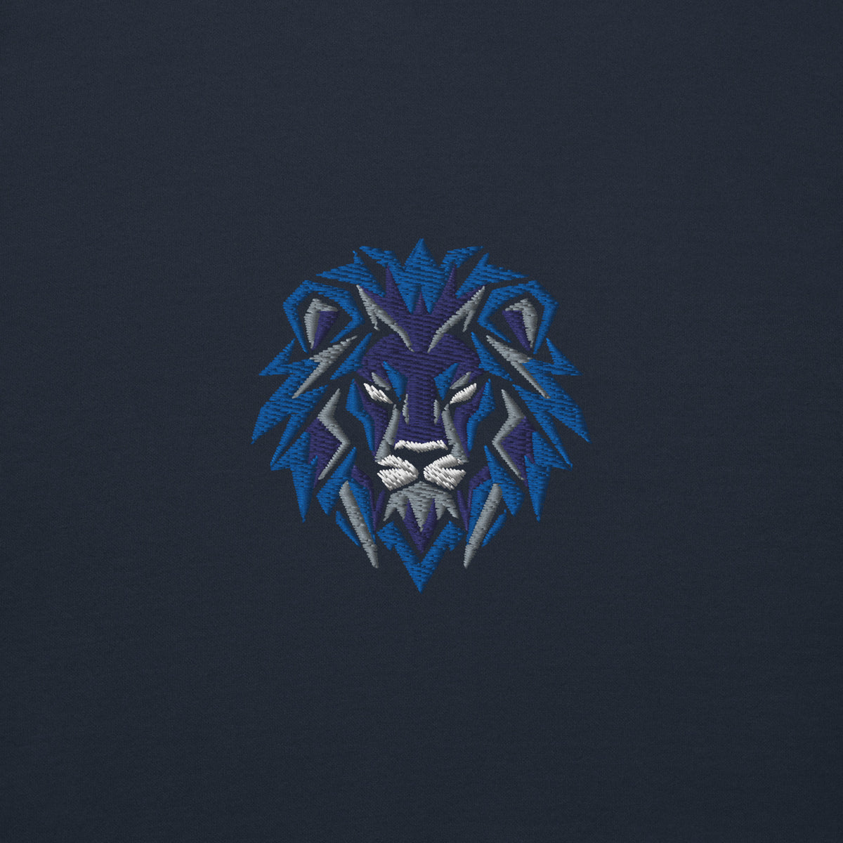 Chelsea Inspired Geometric Lion Football Hoodie