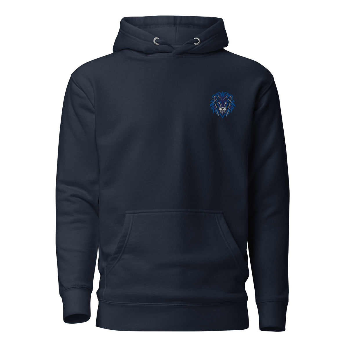 Chelsea Inspired Geometric Lion Football Hoodie