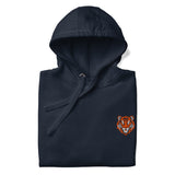 Navy Hull City inspired geometric tiger football hoodie