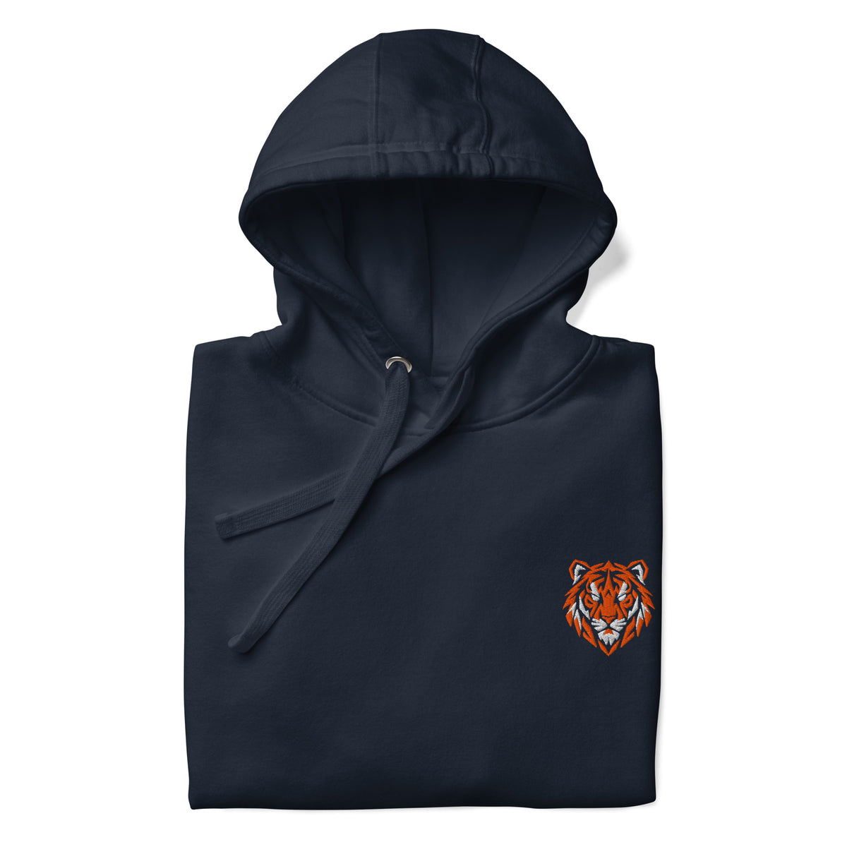 Navy Hull City inspired geometric tiger football hoodie