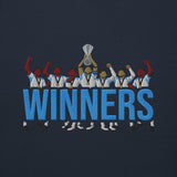 Aston Villa Inspired European Cup Champions Hoodie, navy blazer front view