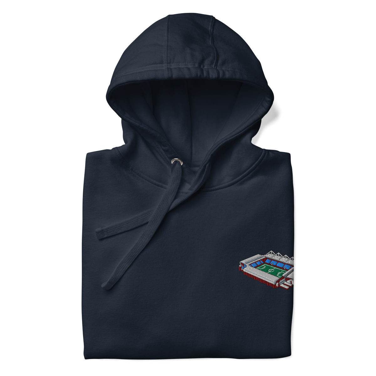 Villa Park Aston Villa Hoodie, navy blazer front view