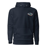 Villa Park Aston Villa Hoodie, navy blazer front view