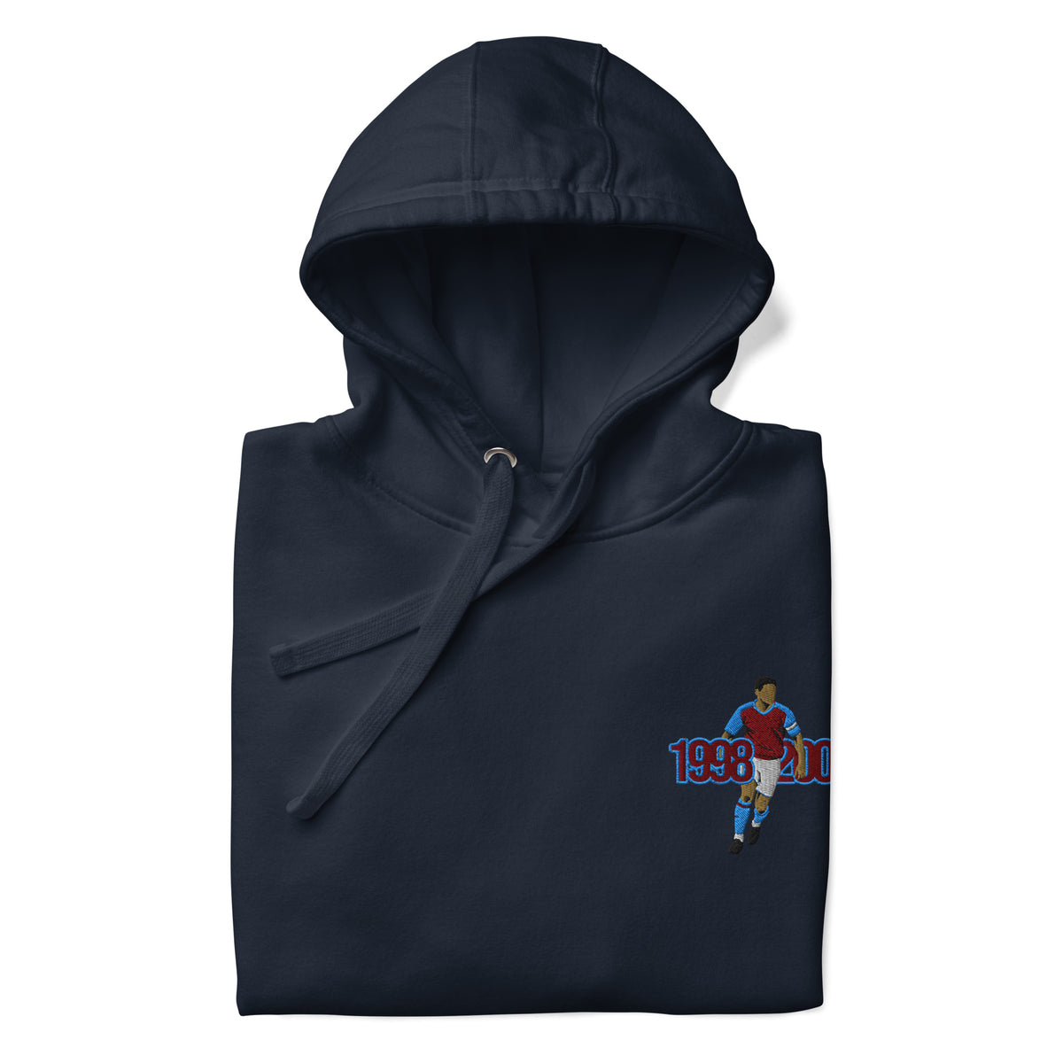 The Class of the 00s — Gareth Barry Aston Villa Hoodie, navy blazer front view