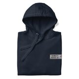 Aston Villa Street Sign Hoodie, navy blazer front view