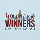 Aston Villa Inspired European Cup Champions Hoodie, blue front view