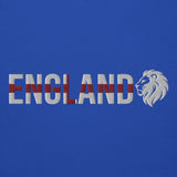 England World Cup Lion Embroidered Football Hoodie in team royal, alternate front view