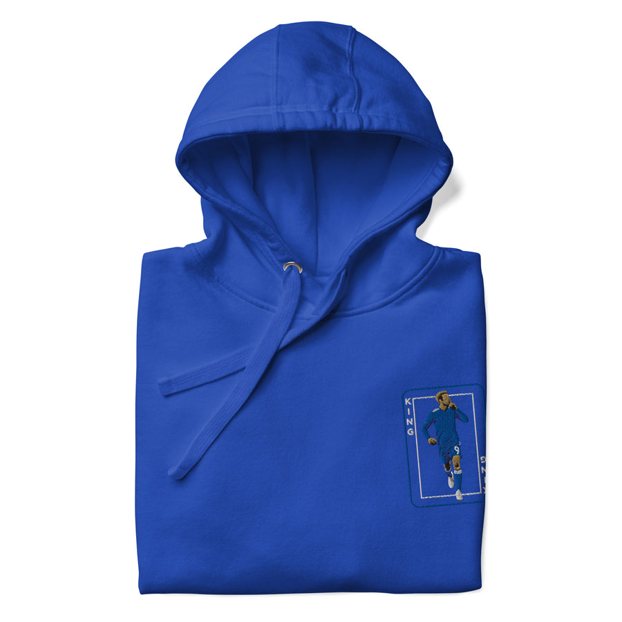 Jamie Vardy Inspired Leicester City King Embroidered Football Hoodie
