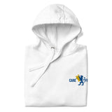 Chelsea Carefree Embroidered Football Hoodie in white, front view