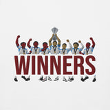Aston Villa Inspired European Cup Champions Hoodie, white front view
