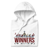 Aston Villa Inspired European Cup Champions Hoodie, white front view