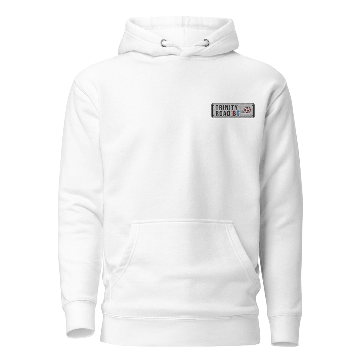 Aston Villa Street Sign Hoodie, white front view
