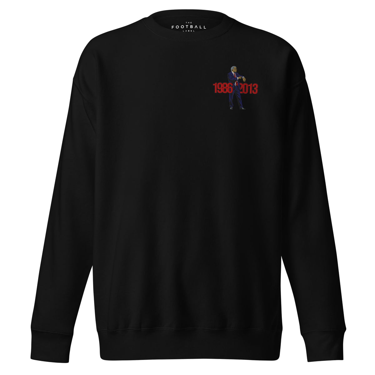 The Class of the 90s — Sir Alex Ferguson Inspired Manchester United Embroidered Football Sweatshirt
