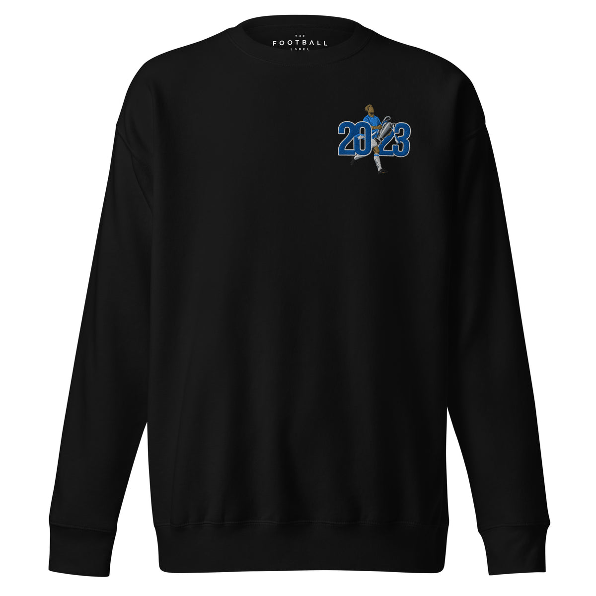 Kevin De Bruyne — 2023 European Champions Manchester City Inspired Embroidered Football Sweatshirt