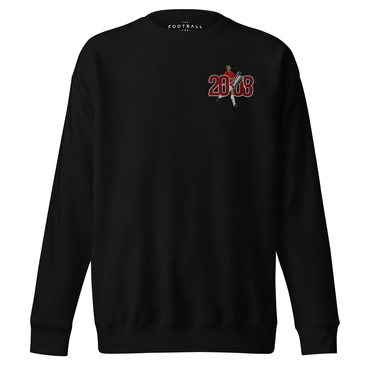 Cristiano Ronaldo — 2008 European Champions Manchester United Inspired Embroidered Football Sweatshirt