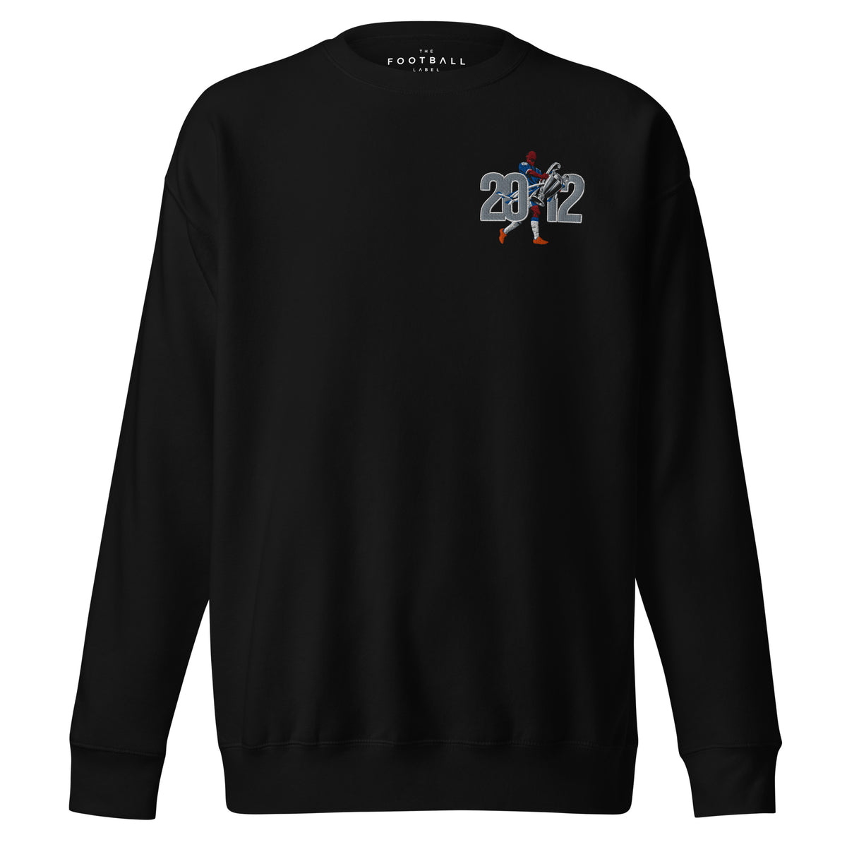 Didier Drogba — 2012 European Champions Chelsea Inspired Embroidered Football Sweatshirt