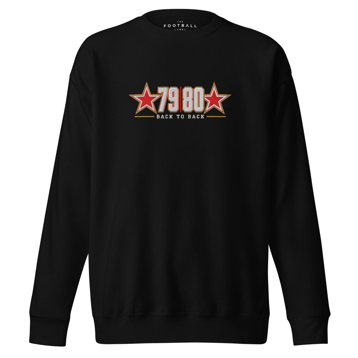 Nottingham 79/80 Double European Glory Embroidered Football Sweatshirt