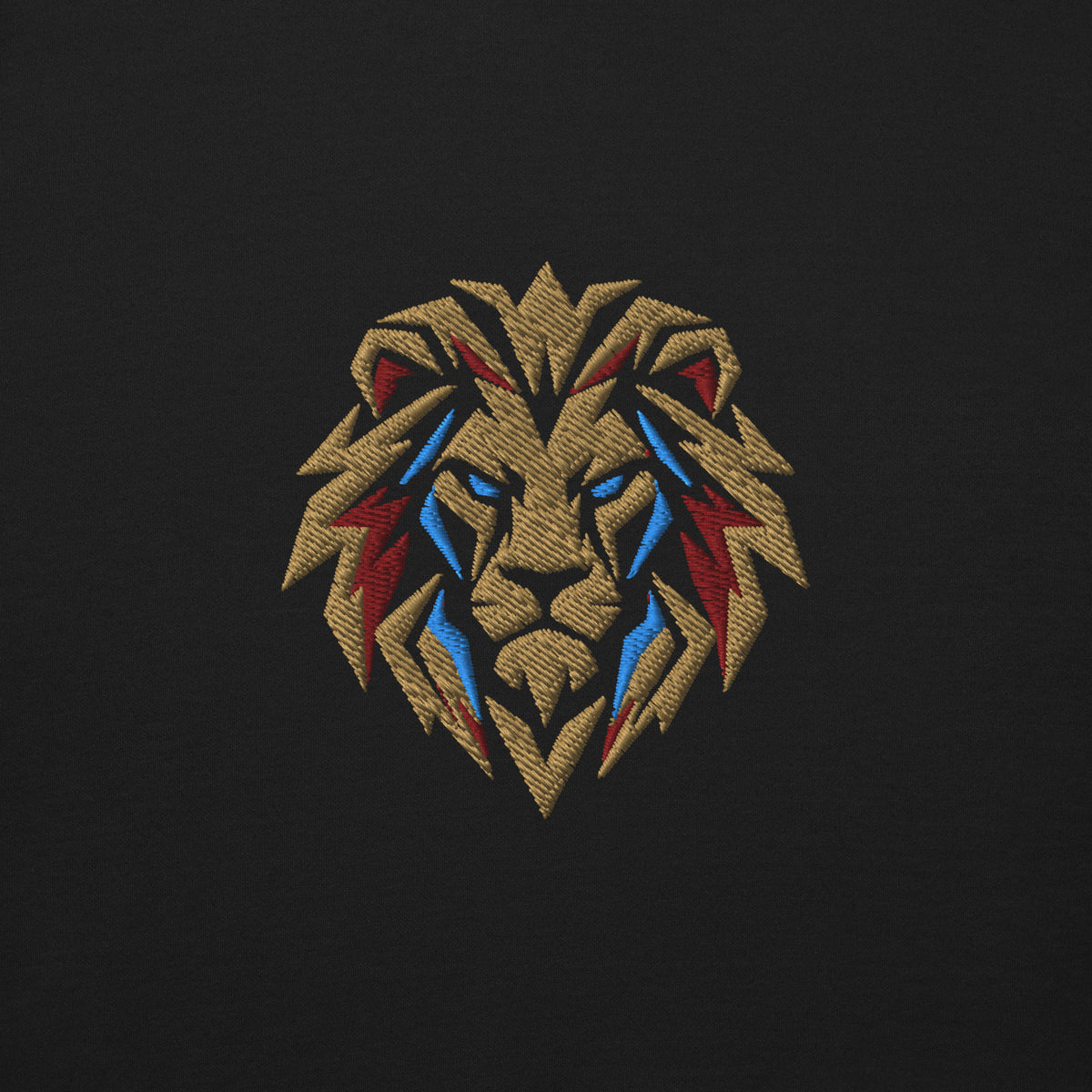 Aston Villa Inspired Geometric Lion Football Sweatshirt