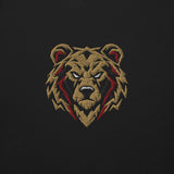 Bournemouth Inspired Geometric Bear Embroidered Football Sweatshirt