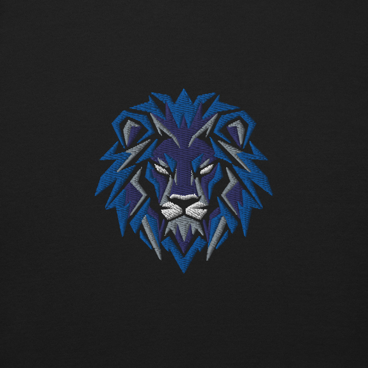 Chelsea Inspired Geometric Lion Football Sweatshirt