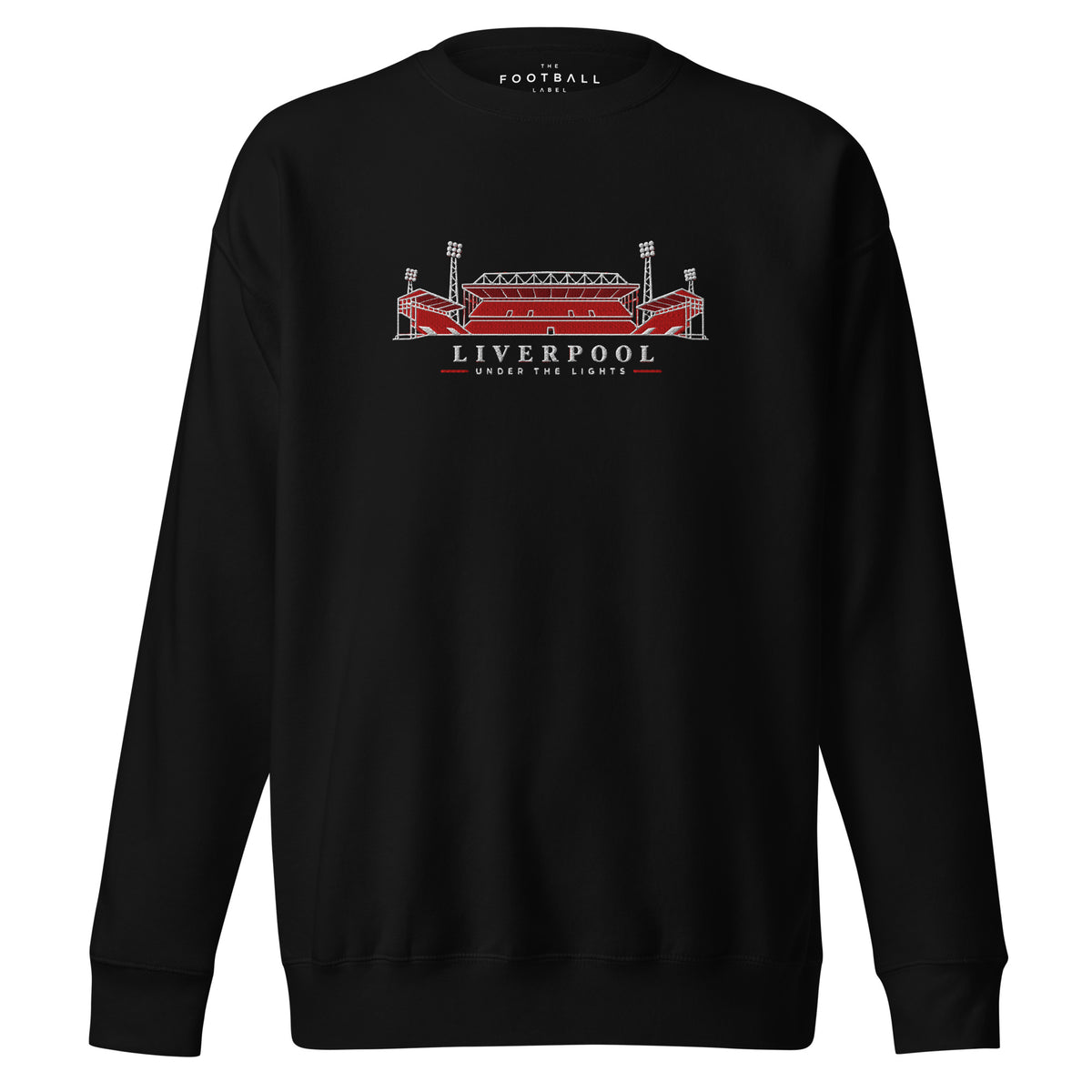 Liverpool Inspired Under The Lights Embroidered Football Sweatshirt
