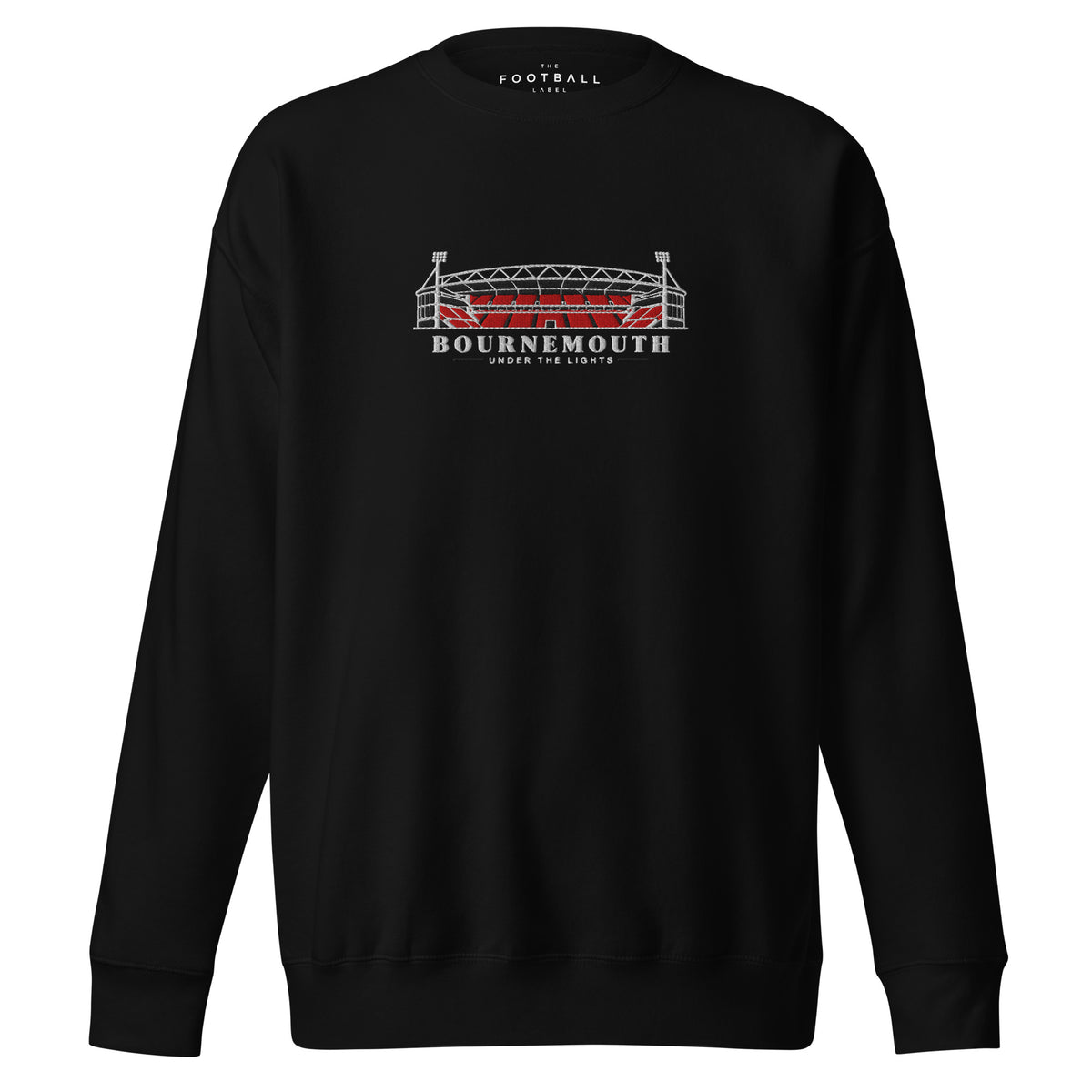 Bournemouth Inspired Under The Lights Embroidered Football Sweatshirt