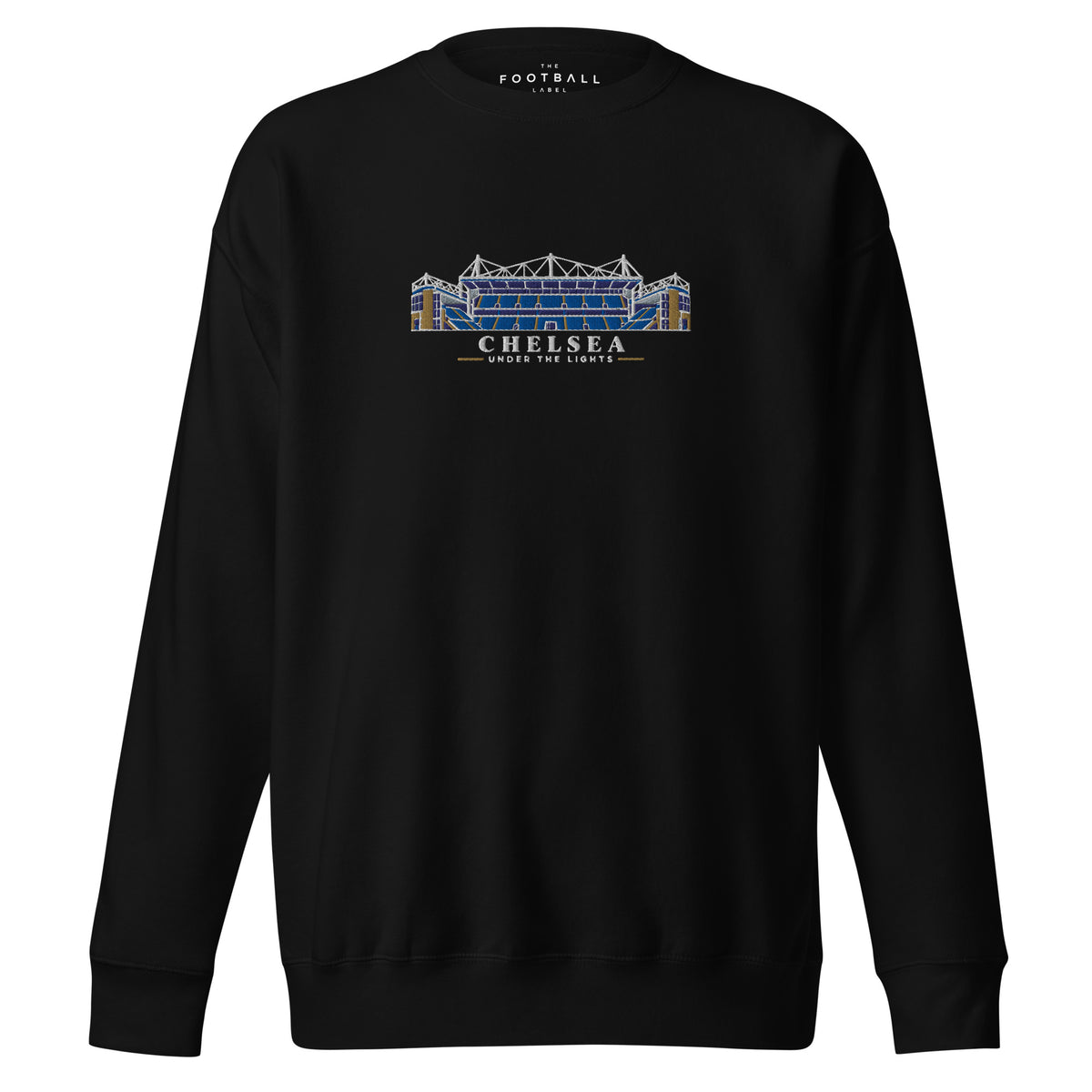 Chelsea Inspired Under The Lights Embroidered Football Sweatshirt