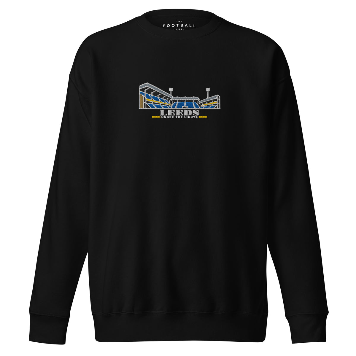 Leeds United Inspired Under The Lights Embroidered Football Sweatshirt
