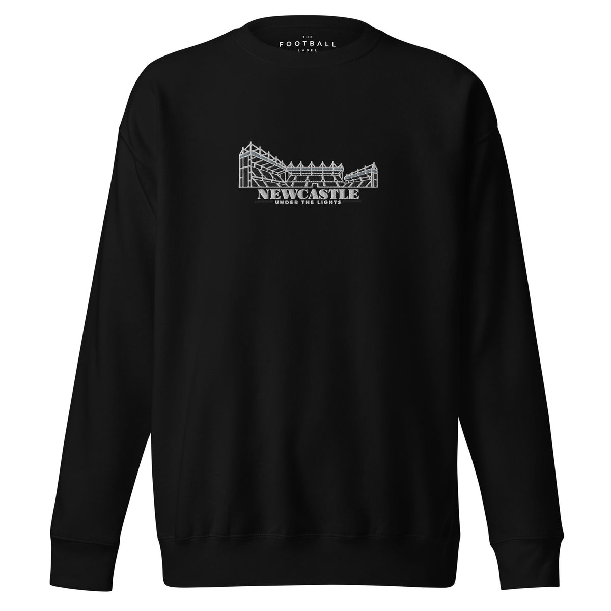 Newcastle United Inspired Under The Lights Embroidered Football Sweatshirt