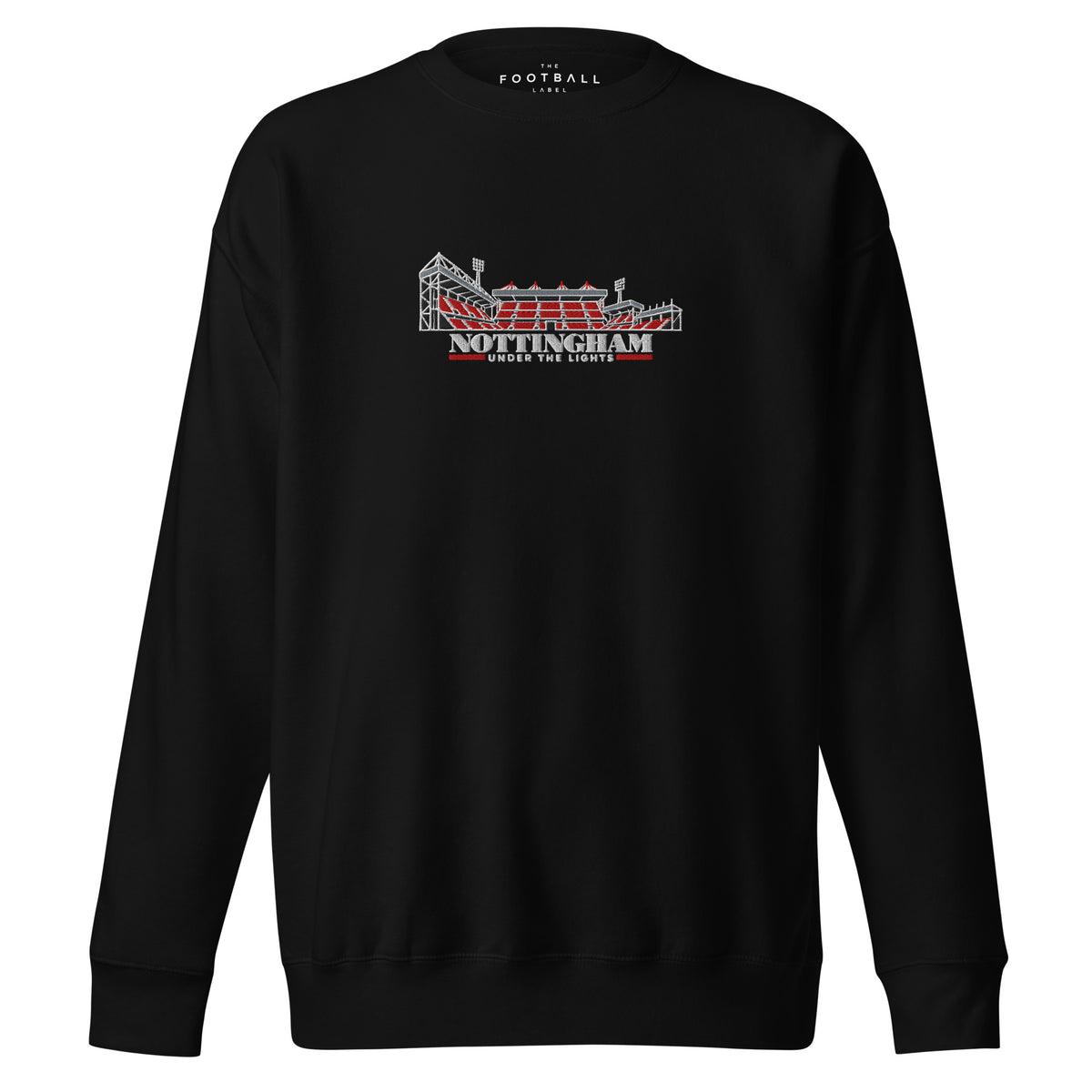 Nottingham Forest Inspired Under The Lights Embroidered Football Sweatshirt