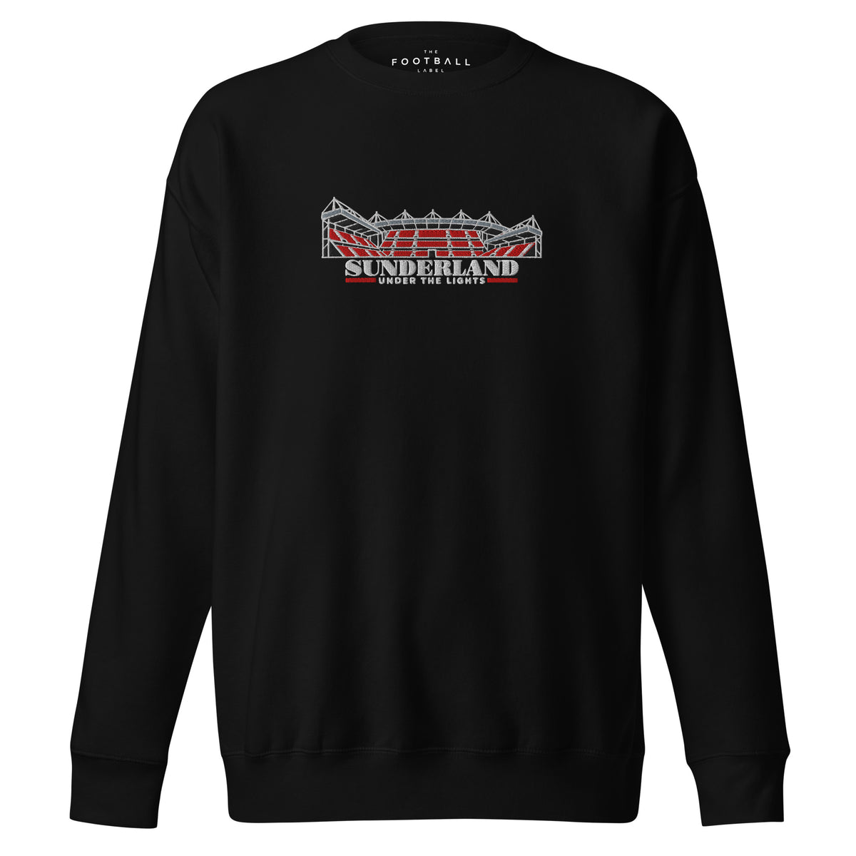 Sunderland Inspired Under The Lights Embroidered Football Sweatshirt