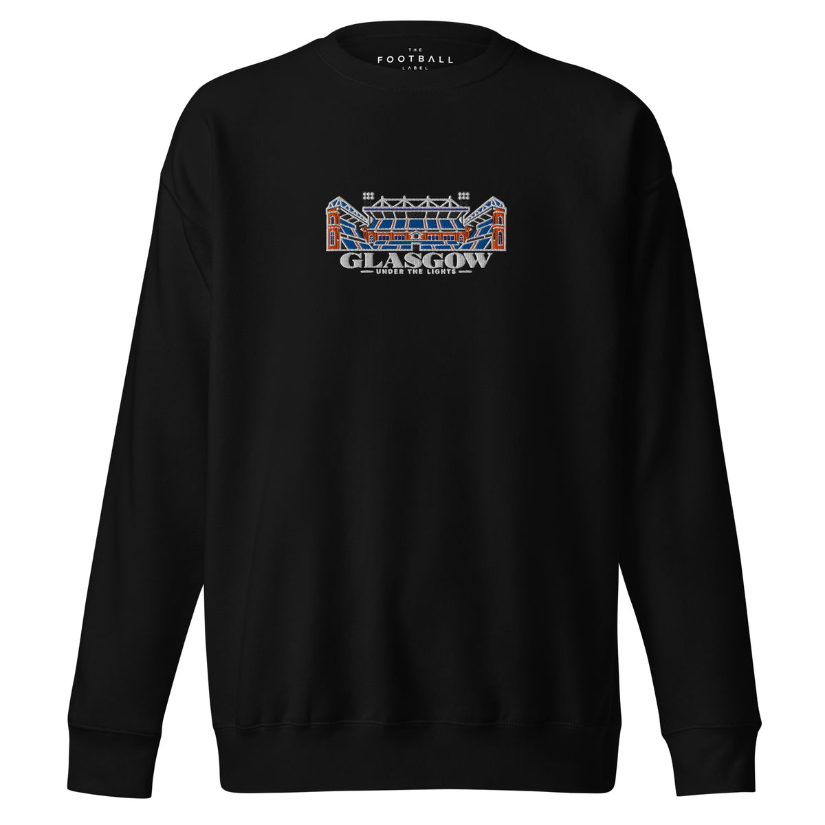 Rangers Inspired Under The Lights Embroidered Football Sweatshirt