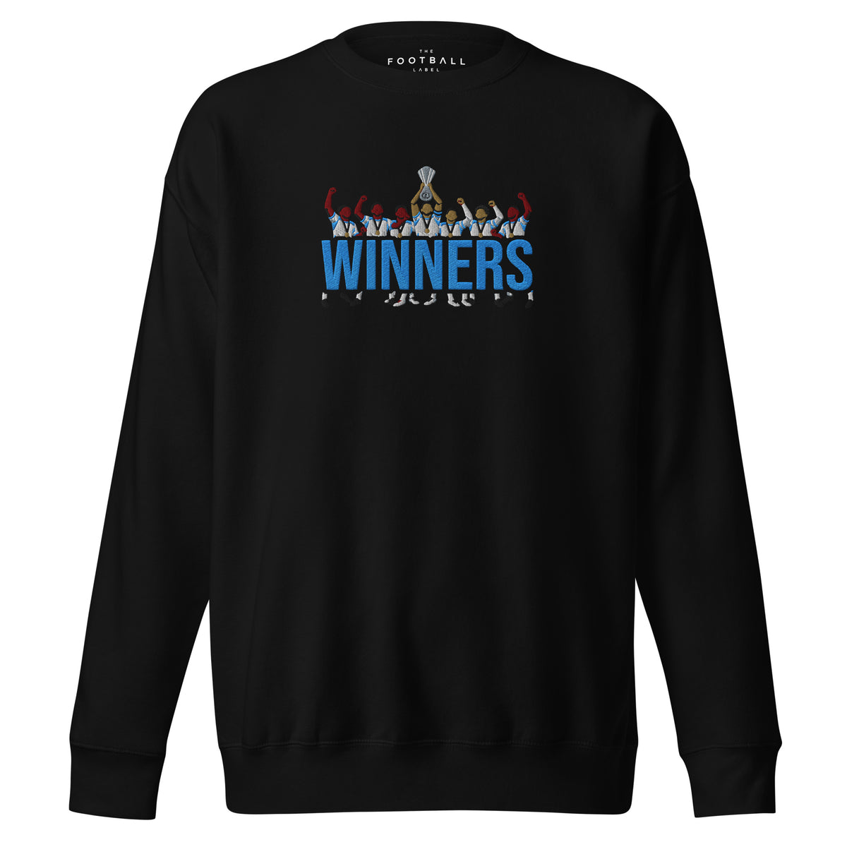 Aston Villa Inspired European Cup Champions Sweatshirt, black front view