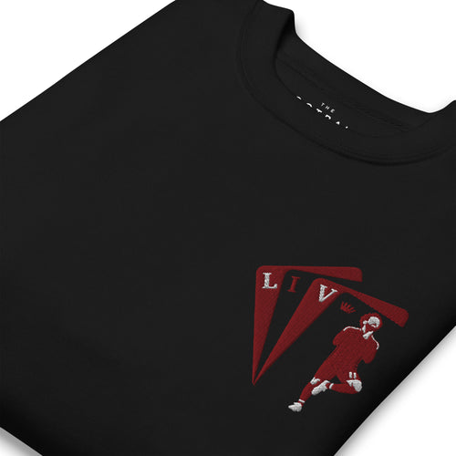 Mohamed Salah Inspired Liverpool King Embroidered Football Sweatshirt