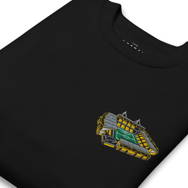 Molineux Stadium Inspired Wolverhampton Wanderers Embroidered Football Sweatshirt