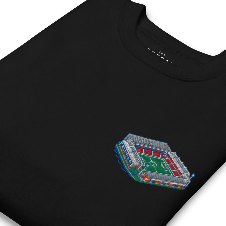 City Ground Inspired Nottingham Forest Embroidered Football Sweatshirt