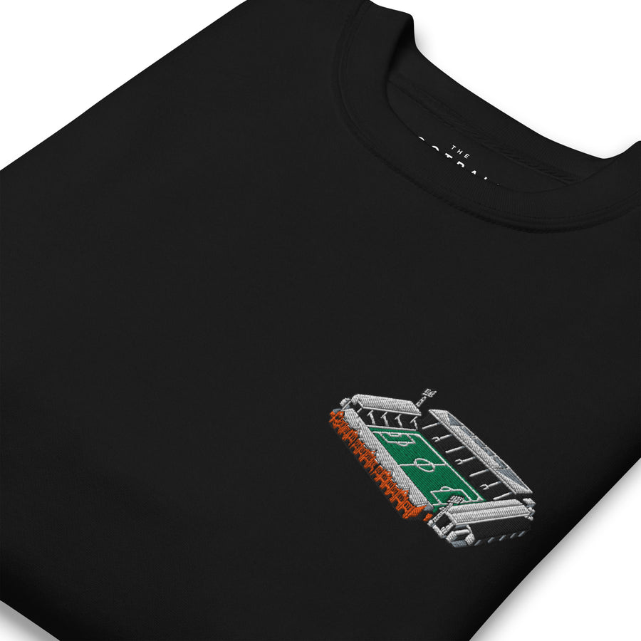Craven Cottage Inspired Fulham FC Embroidered Football Sweatshirt